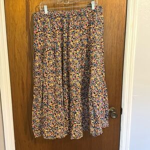 Old navy XL floral maxi skirt